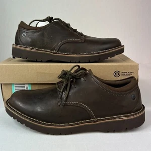 Clarks Men Eastford Low Dress Shoe Dark Brown 261629248100 Leather LaceUp Sz 11W - Picture 1 of 11