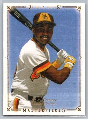 2008 Upper Deck Masterpieces Tony Gwynn #75 San Diego Padres - Image 1 of 2