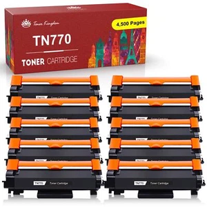 Lote Cartucho de Tóner Negro TN770 Compatible para Brother HL-L2370DW DCP-L2550DW - Imagen 1 de 13