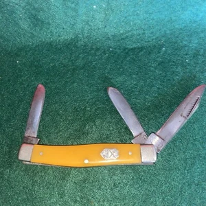 VINTAGE BUCK CREEK BIG STOCKMAN Knife, 3 Blade Germany - Picture 1 of 11