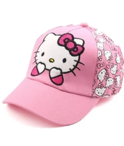 Hello Kitty Pink Girls Cap, 3-7 Yrs - Picture 1 of 5