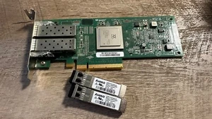 Dell Dual-Port 8Gb/s Fibre Channel PCIe X8 Host Bus Adapter Dell P/N: 0RW9KF - Picture 1 of 3