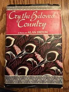 Vintage Book: Cry, The Beloved Country, by Alan Paton, 1948, 1st Am. Edition - Picture 1 of 11
