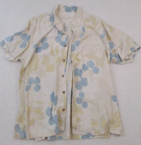 Tommy Bahama Mens Shirt X-Large Hawaiian Cabana 100% Silk Casual Adult Aloha - Picture 1 of 12