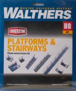 Walthers HO Scale ~ New 2025 ~ Platforms & Stairways ~ Kit ~ 933-2939 - Picture 1 of 4