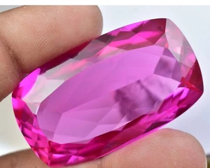 GIGANTIC 195.00 Ct Natural Mogok Pink Ruby Cushion Cut Certified Loose Gemstone - Picture 1 of 5
