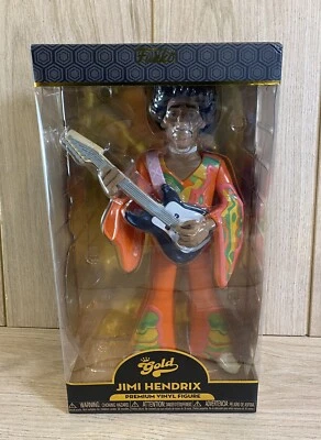 Funko DORADA Jimi Hendrix 12" de alto conjunto naranja figura de vinilo premium - totalmente nueva Foto 1 de 4