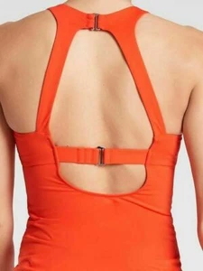 Athleta High Neck Maldives Tankini Swim Top | Vermillion sz 32B/C #405829 NWT - Picture 1 of 1