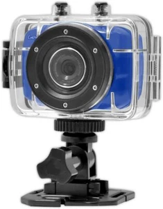 GearPro GDV285 HD 12MP Action Camera with 1080p Full HD Video (Blue) - Picture 1 of 5