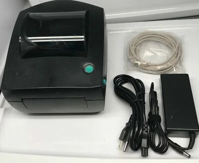 Black Zebra LP2844Z LP 2844 Z Thermal Shipping Label Barcode Printer  - Image 1 of 3