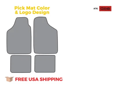 FITS 1989-1997 Geo Tracker Floor Mat 4pc Cutpile Foto 1 de 4