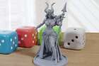Dalia with Horns - 3D Printed Minifigure - Proxy Minis for Dnd ,Baldurs Gate,Ta