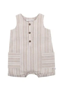 FOX AND FINCH Armadillo Woven Sleeveless Romper Baby Size 1 NEW WITH TAGS - Picture 1 of 2