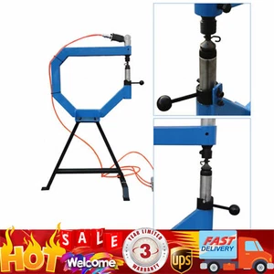 Martillo de cepillado neumático de garganta de 4" herramienta de prensa de aire con soporte y pedal yunque de 1/2/3" - Imagen 1 de 12