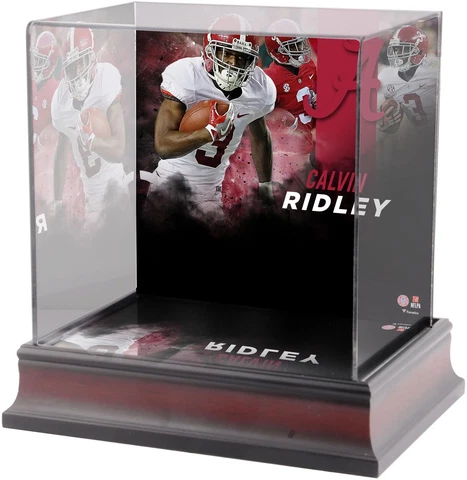 Calvin Ridley Alabama Crimson Tide Deluxe Mini Helmet Display Case - Fanatics Cover