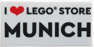 LEGO® Fliese 2 x 4 'I Love LEGO STORE MUNICH' - Bild 1 von 1