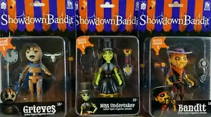 Neu Showdown Bandit, MissUndertaker und Grieves Actionfigur Serie 1 Set - Bild 1 von 5