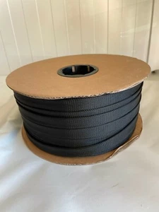 Geflechtschlauch schwarz -  10,0 mm bis 20,0 mm - 200 Meter - Polyester - Bild 1 von 2