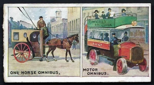 ROWNTREE - THE OLD AND THE NEW - #13 OMNIBUS, ONE HORSE, MOTOR - Picture 1 of 2