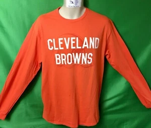 NFL Cleveland Browns Junk Food Orange L/S T-Shirt Herren Medium Neu mit Etikett - Bild 1 von 4