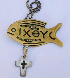 Scarce 1966 Terra Sancta  24 inch Necklace the holy land Israel - Picture 1 of 5