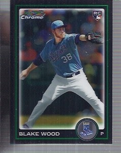 2010 Bowman Chrome Draft Baseball #BDP80 Blake Wood RC 