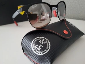 Ray Ban RB8327M F041H2 Scudería Ferrari Collection Fibra De CarbonCHROMANCE New - Imagen 1 de 12