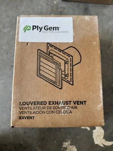 Iron Louvered Exhaust Utility Vent Plygem Exteriors Exvent - Picture 1 of 3
