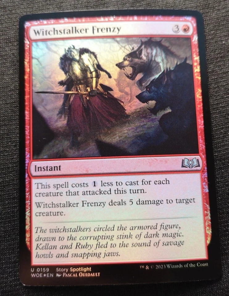 Witchstalker Frenzy - Foil - WOE - NM Unplayed - EN - 0159 - Image 1 of 1