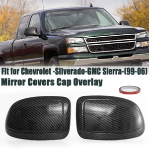 Side Mirror Cover Cap Shell For 99~06 Silverado Avalanche Tahoe GMC Sierra Yukon - Bild 1 von 11
