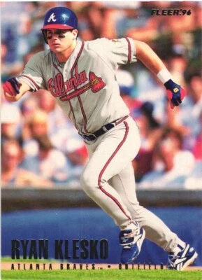 1996 Fleer Atlanta Braves #8 Ryan Klesko Atlanta Braves - Image 1 of 2
