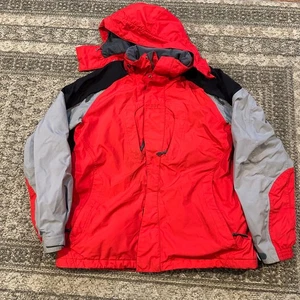 giacca sci/snowboard helly hanson uomo xl rossa cappuccio staccabile - Foto 1 di 10
