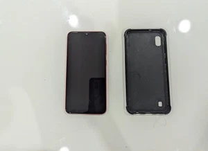 Samsung Galaxy A10 32GB Unlocked Red Dual SIM with additional 32GB MicroSD card - Picture 1 of 8
