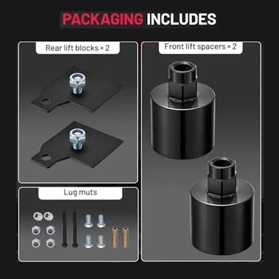 Leichtes geschmiedetes Aluminium 2 Zoll Lift Kit 10,9 Grade Schrauben einzigarti - Bild 1 von 4