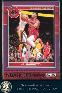 RJ Barrett 2024-25 Hoops Purple #62 Toronto Raptors - Picture 1 of 2