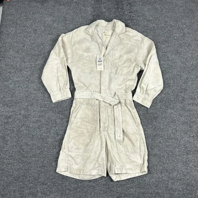 Mameluco Citizens Of Humanity para mujer XS Sand Castle Willa pantalones cortos utilitarios con cinturón Foto 1 de 4