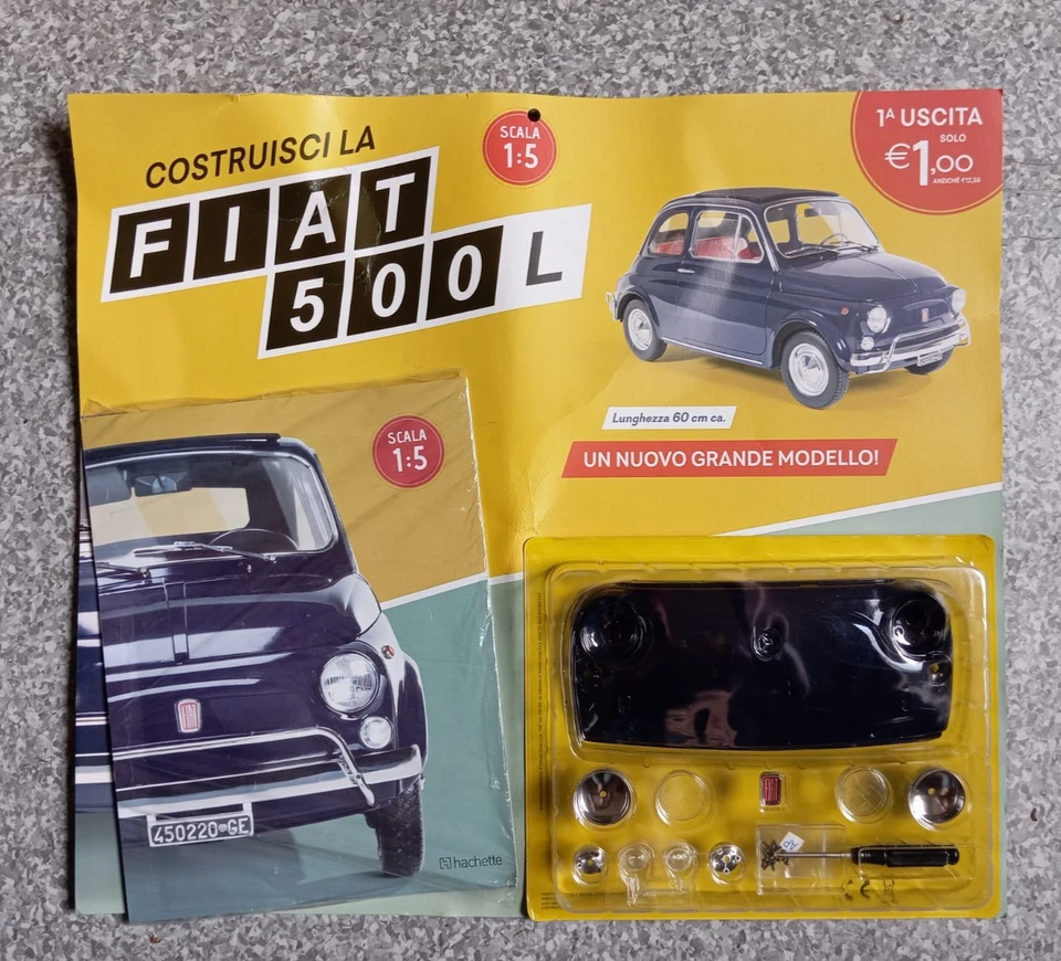 Costruisci la Fiat 500L La perfetta riproduzione Prima Uscita numero n 1 Edicola - Immagine 1 di 1