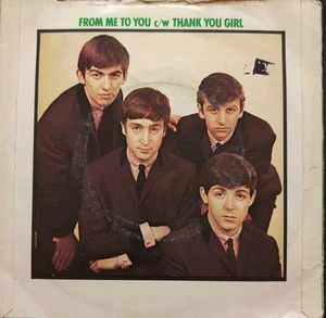 THE BEATLES FROM ME TO YOU THANK YOU GIRL UK 1976 PARLOPHONE R 5015 K396 - Imagen 1 de 7