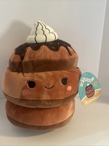 Squishmallows - Sheila the Chocolate Pancake Brown - 11 Inch - Ultra Rare - NEW - Picture 1 of 7