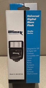 Ultimax UM-DSF100 Universal Digital Slave Flash w/ Hot shoe Bracket SLR Cameras - Picture 1 of 8