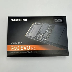 Brandneu Versiegelt Samsung 960 EVO SSD 250GB V-NAND M.2 2280 PCIe NVMe Gen 3 - Bild 1 von 4