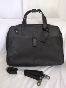 Bolso Mensajero de Cuero Negro Burkely 12" X 15" Asa Correa para el Hombro - Imagen 1 de 14