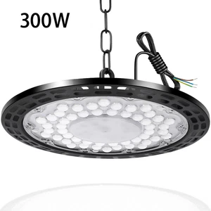 300 W UFO LED illuminazione sala lampada industriale scaffale alto faretto da sala IP65 - Foto 1 di 19