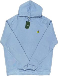 Masters Peter Millar Men's Large L Crown Sport Powder Blue Golf Hoodie 🔥 ⛳️ - Picture 1 of 3