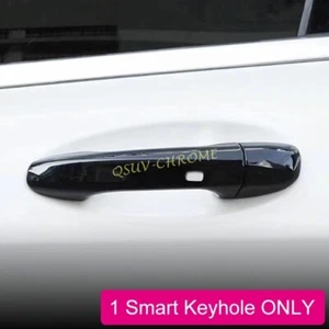 Para Mercedes A B C E Gla Glc Cla Eqc 5x negro coche sin llave embellecedores de manija de puerta - Imagen 1 de 8