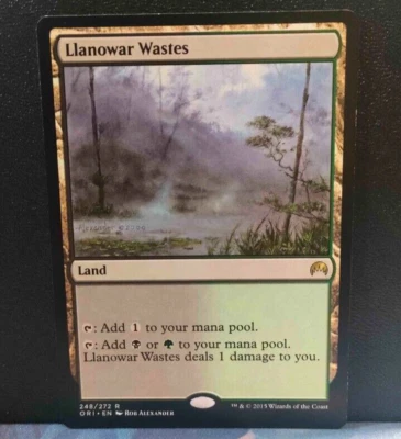 Llanowar Wastes - Magic origins - NM to LP - Rare - MTG - Image 1 of 3