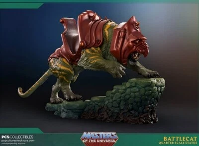 SIDESHOW MAESTRO DEL UNIVERSO HE-MAN BATTLECAT ESTATUA 1/4 NUEVO Foto 1 de 4