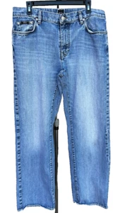 Hugo Boss Texas 16684 Straight Leg Herren Jeans 36x32 Blau Stretch Light - J - Bild 1 von 10