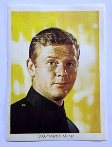 1973 FOTORAMA TV & Movie Stars Cromo #309 MARTIN MILNER MEXICO VINTAGE - Picture 1 of 2