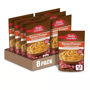 Betty Crocker Sweet Potato Mashed Potatoes 4.5oz (Pack of 8) Instant Mix - Picture 1 of 6